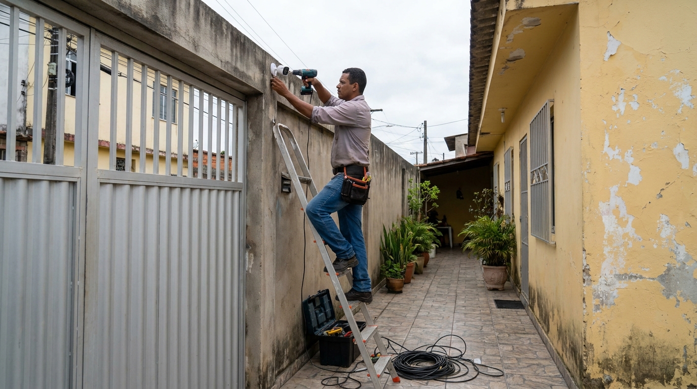 Instalacao de cameras de seguranca profissional em Criciúma‑SC