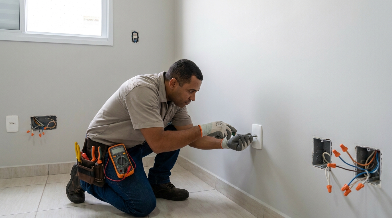Instalação de Tomada e Interruptor perto de mim em Criciúma‑SC