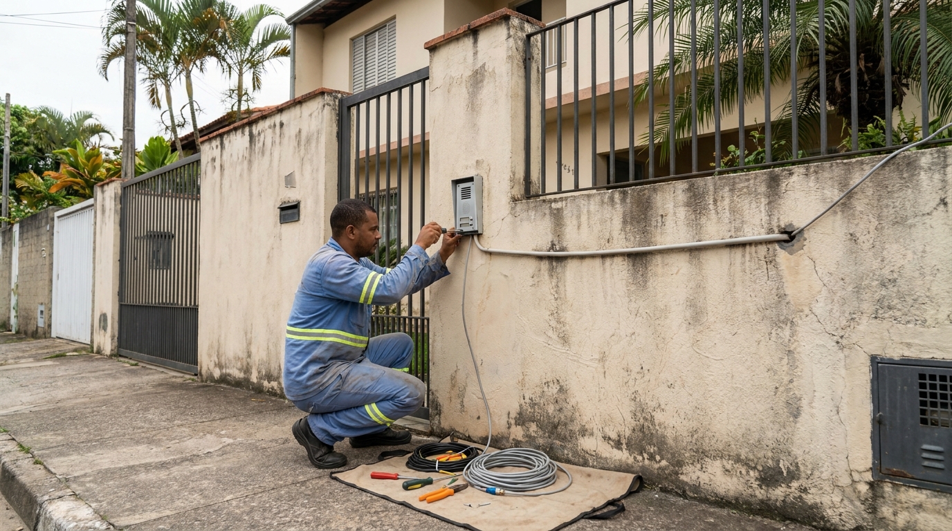 Instalacao de video porteiro em Criciúma‑SC