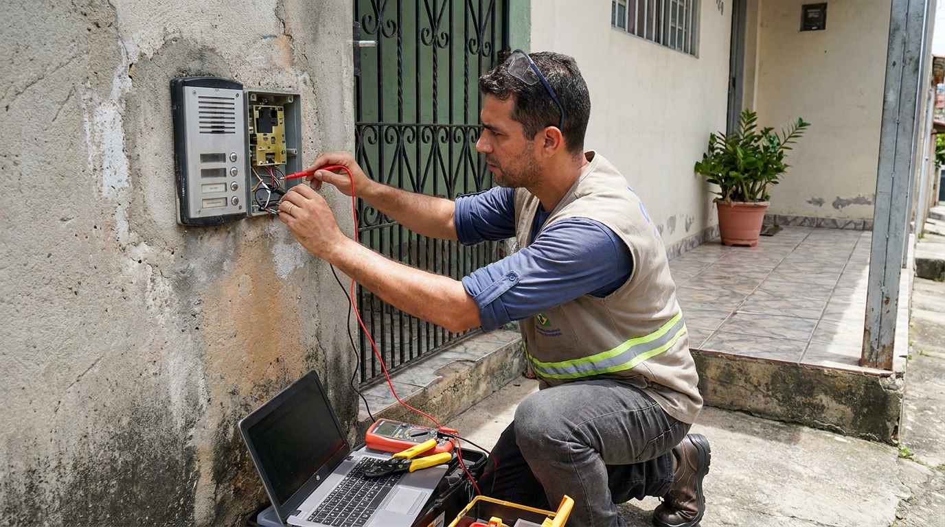 Reparo de interfone em Criciúma‑SC